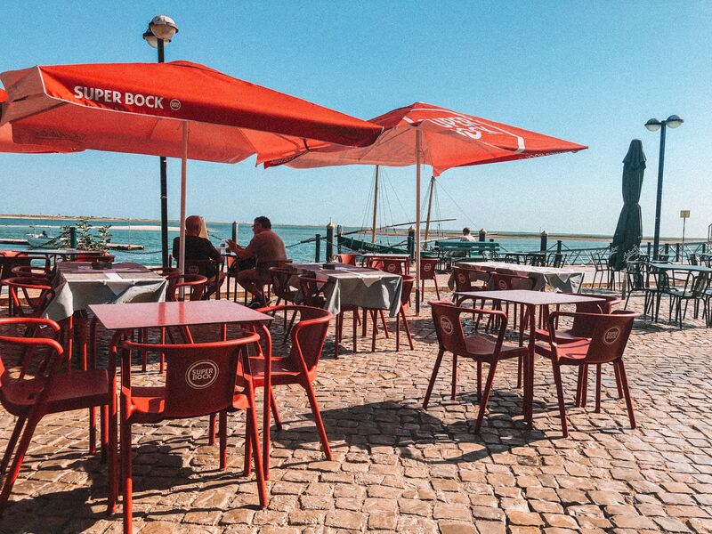 Nada melhor que comer com esta vista sobre a ria.