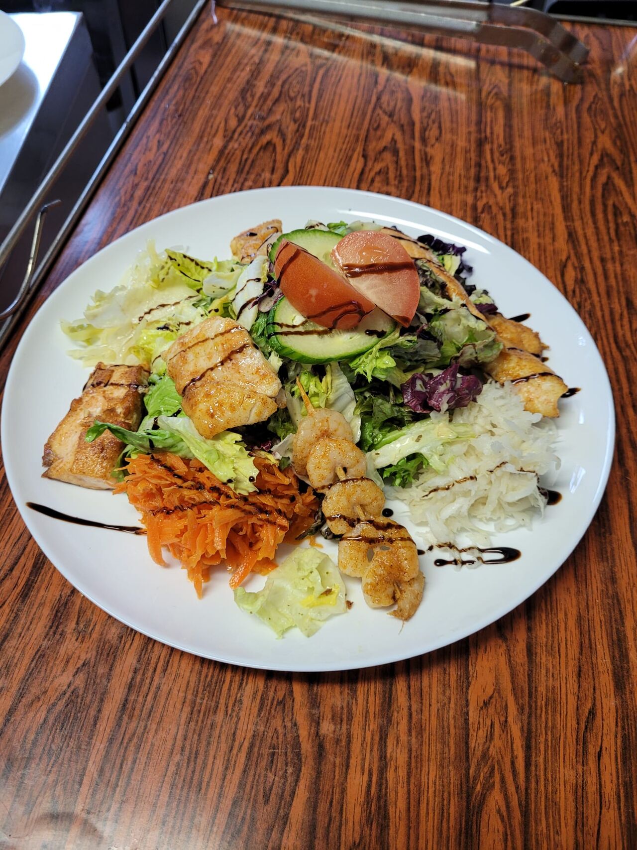 Die Gaben des Meeres Salat 