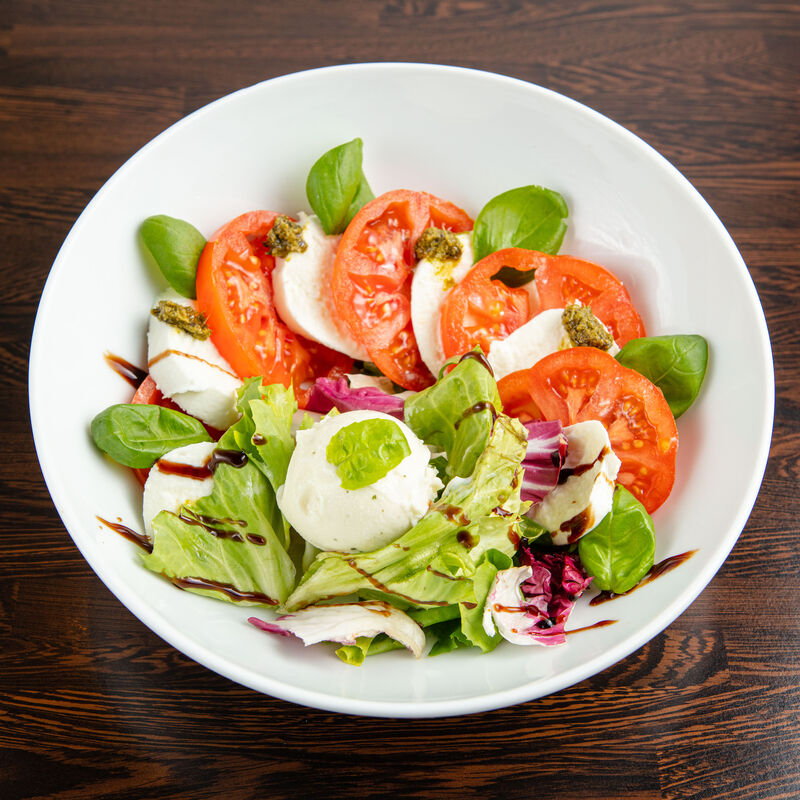 Tomates Mozzarella di Buffala & et son sorbet basilic 