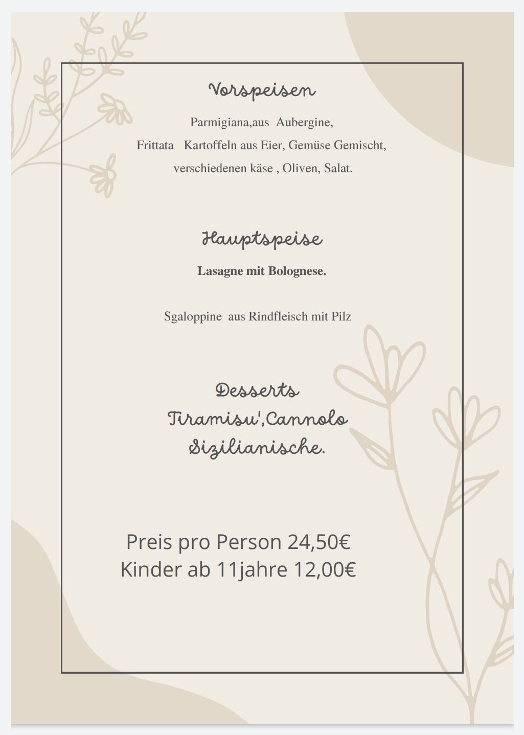 1Mai ab 11:00 Uhr bis 16:00 Uhr Mittags Buffet.