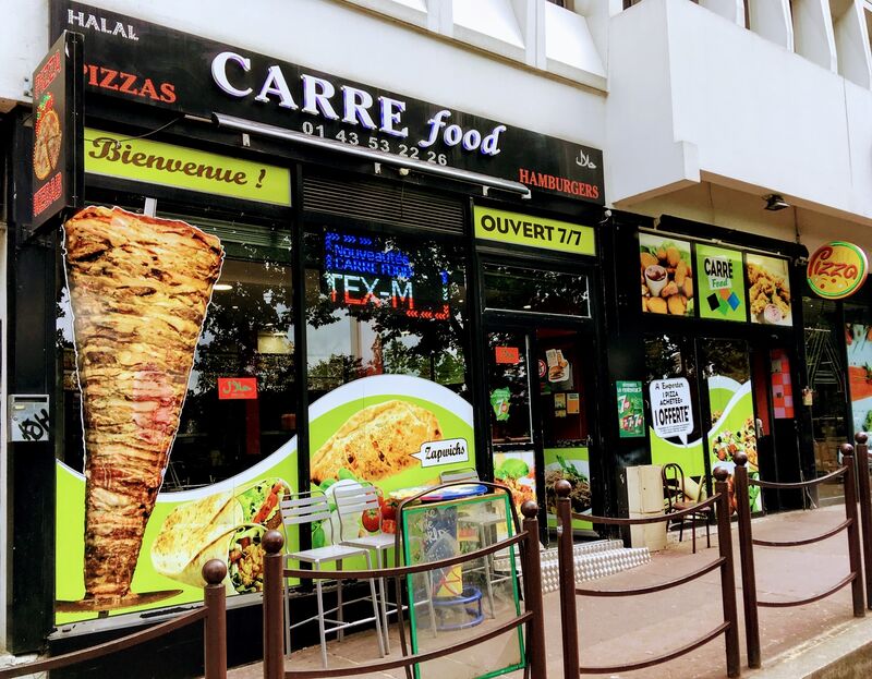 Devanture de Carré food 