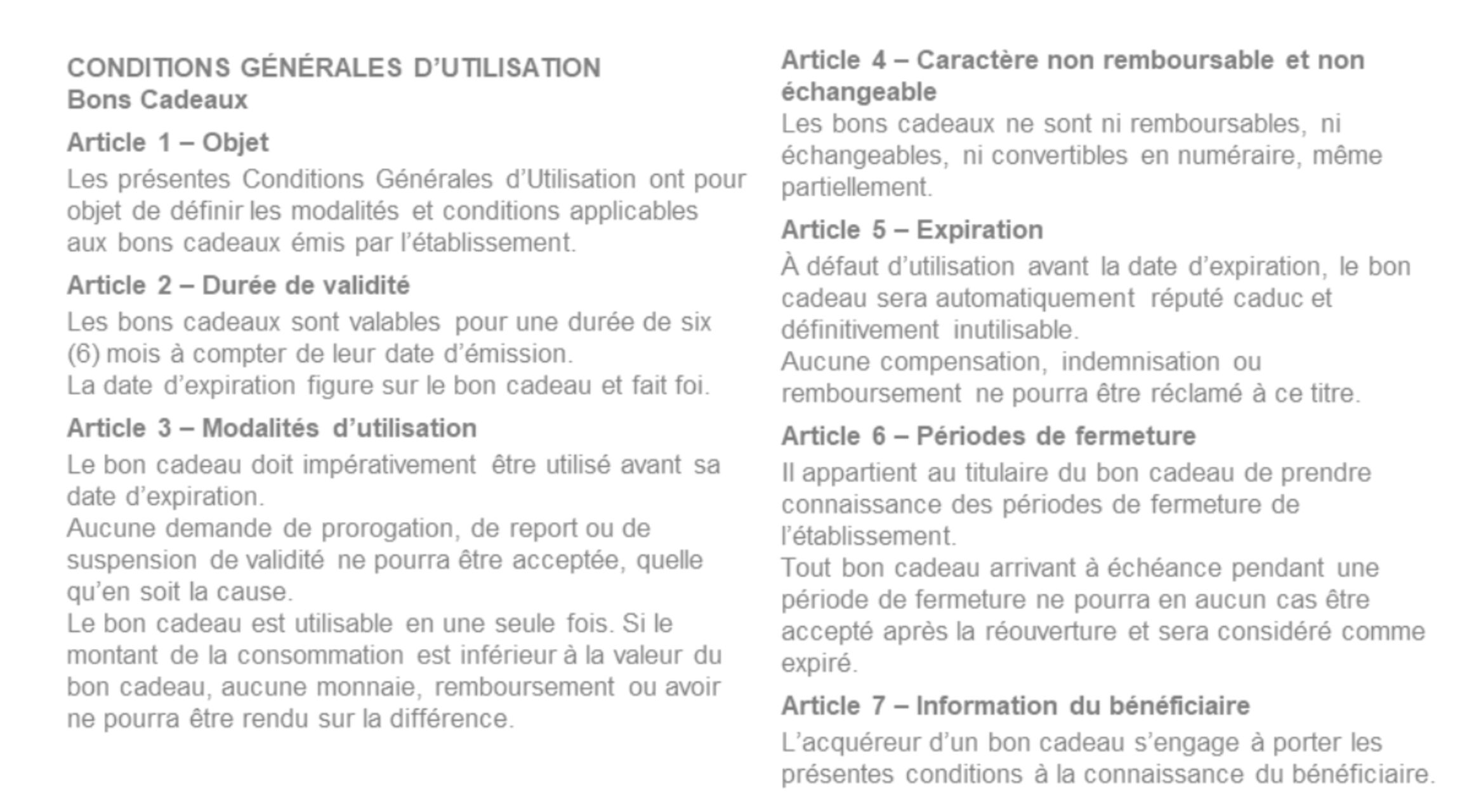 Information importante