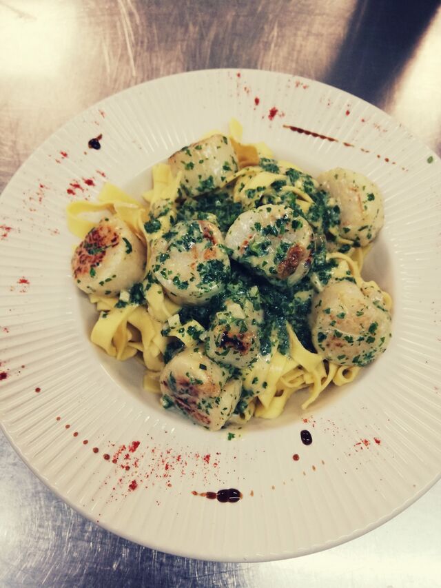 Tagliatelles de St Jacques 