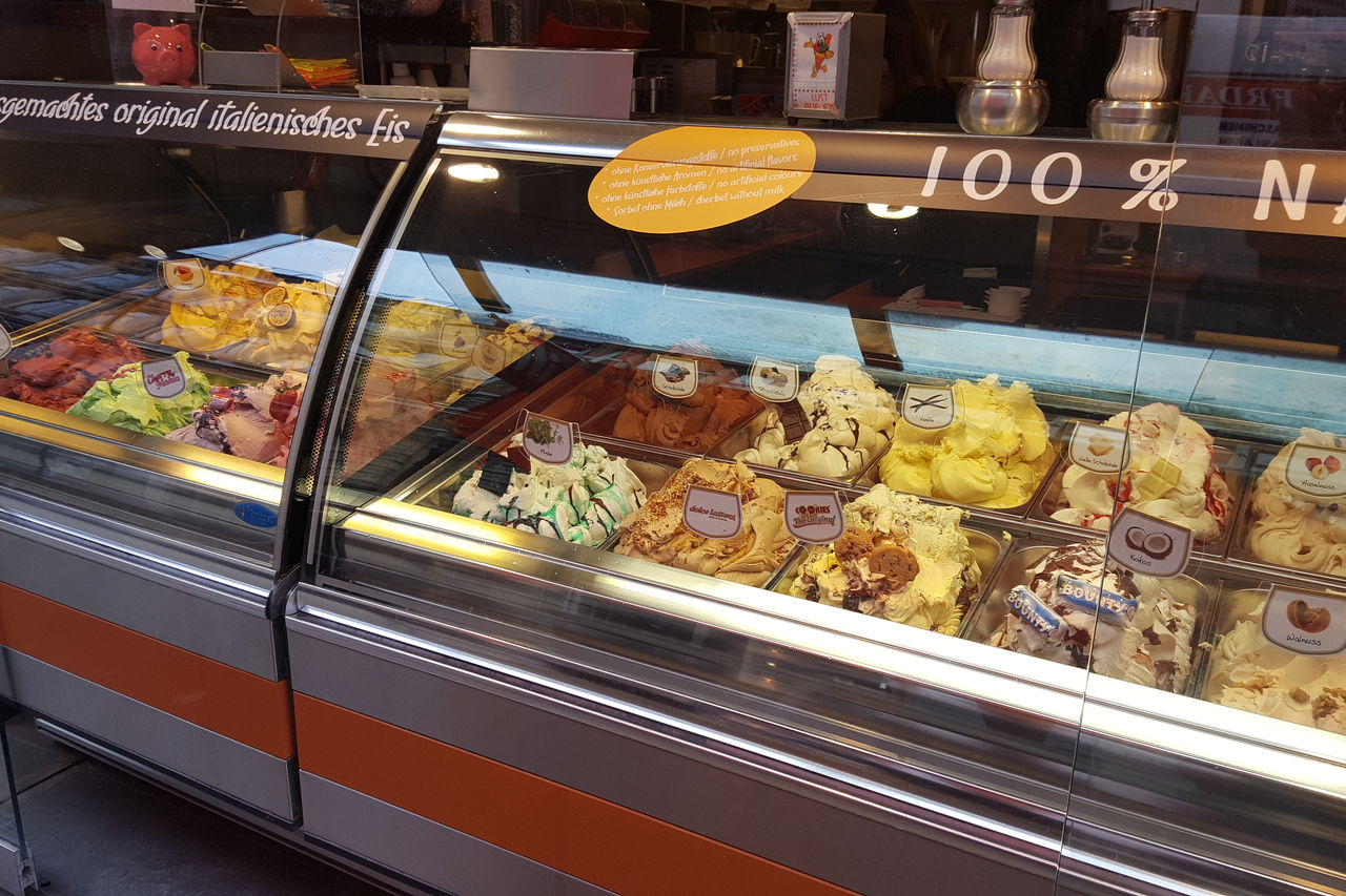 Hausgemachtes original italienisches Eis