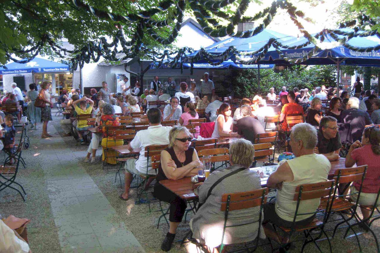 Unser Biergarten