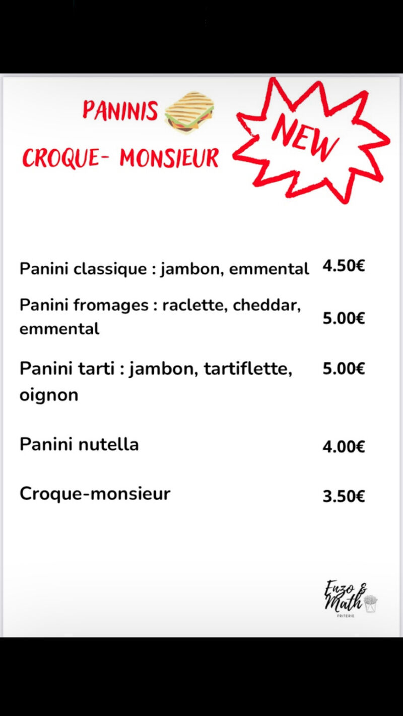 Panini croque-monsieur