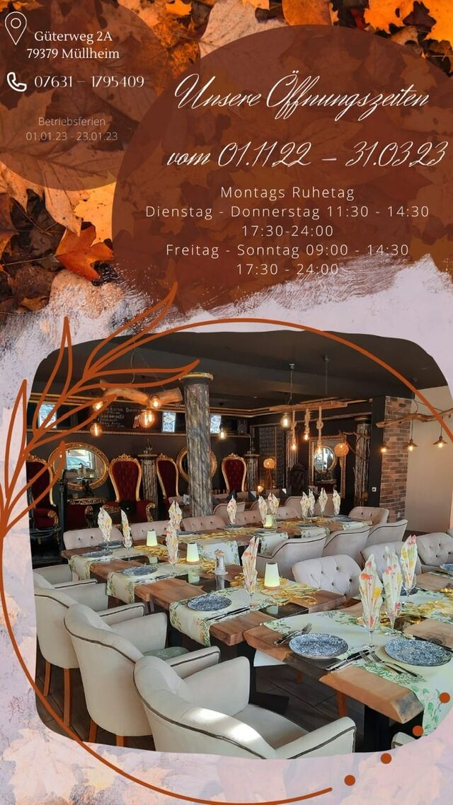 Öffnungszeiten (Winter)