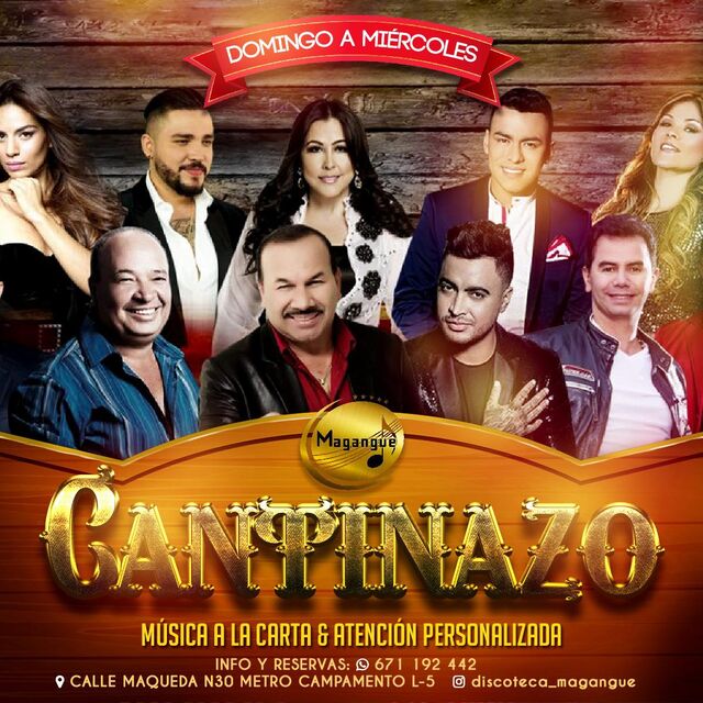 De domingo a miércoles el cantinazo