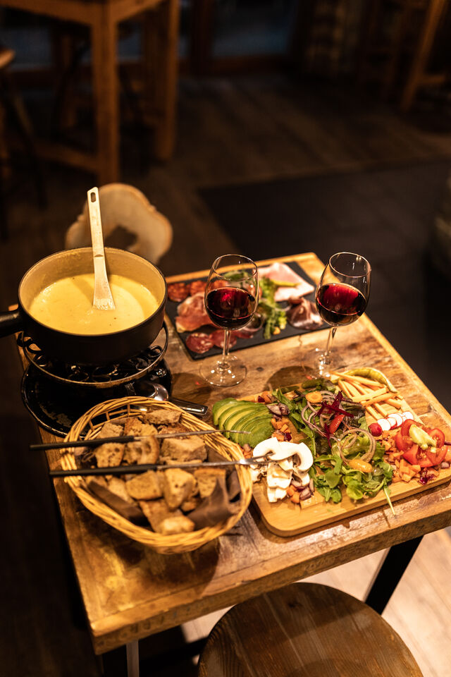 Fondue savoyarde et végétarienne 
