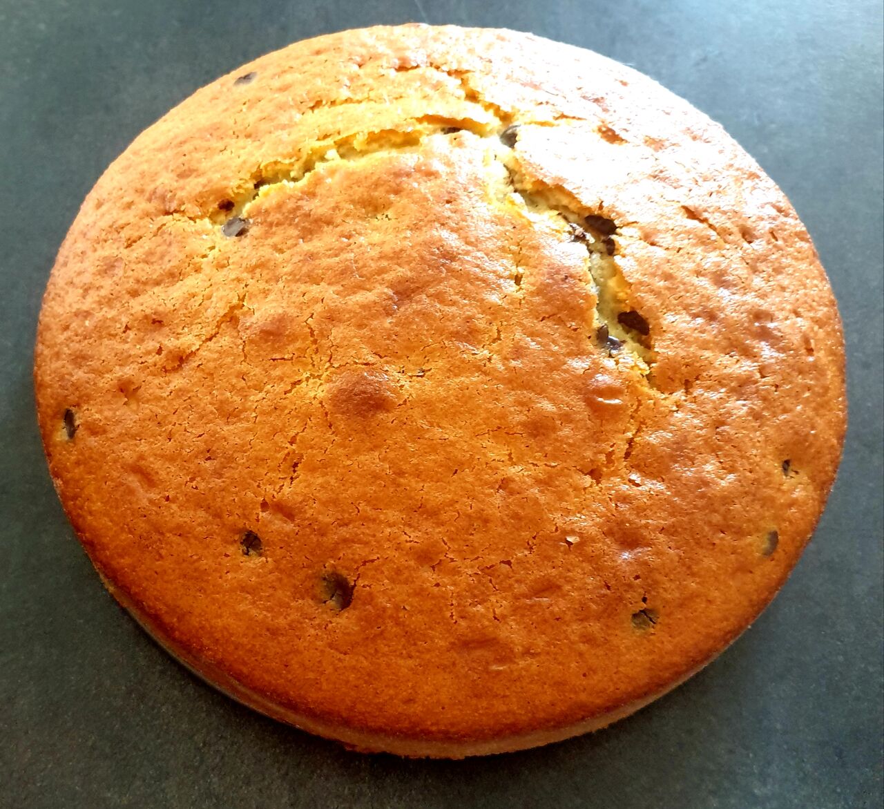 Moelleux aux pépites de chocolat format famille