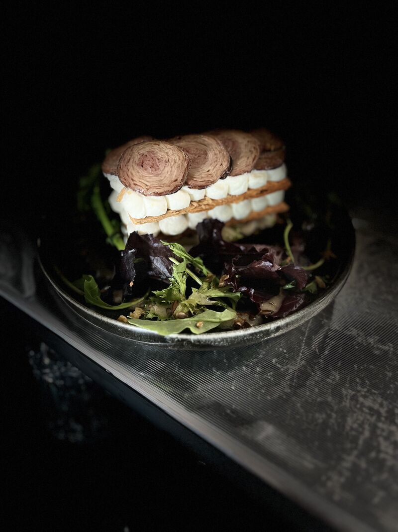 Mille feuilles salé