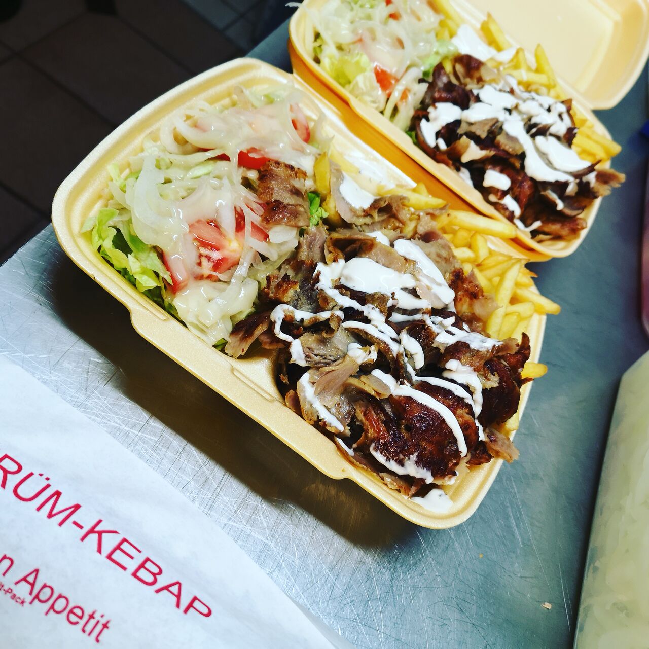 Les assiettes Kebab à emporter 