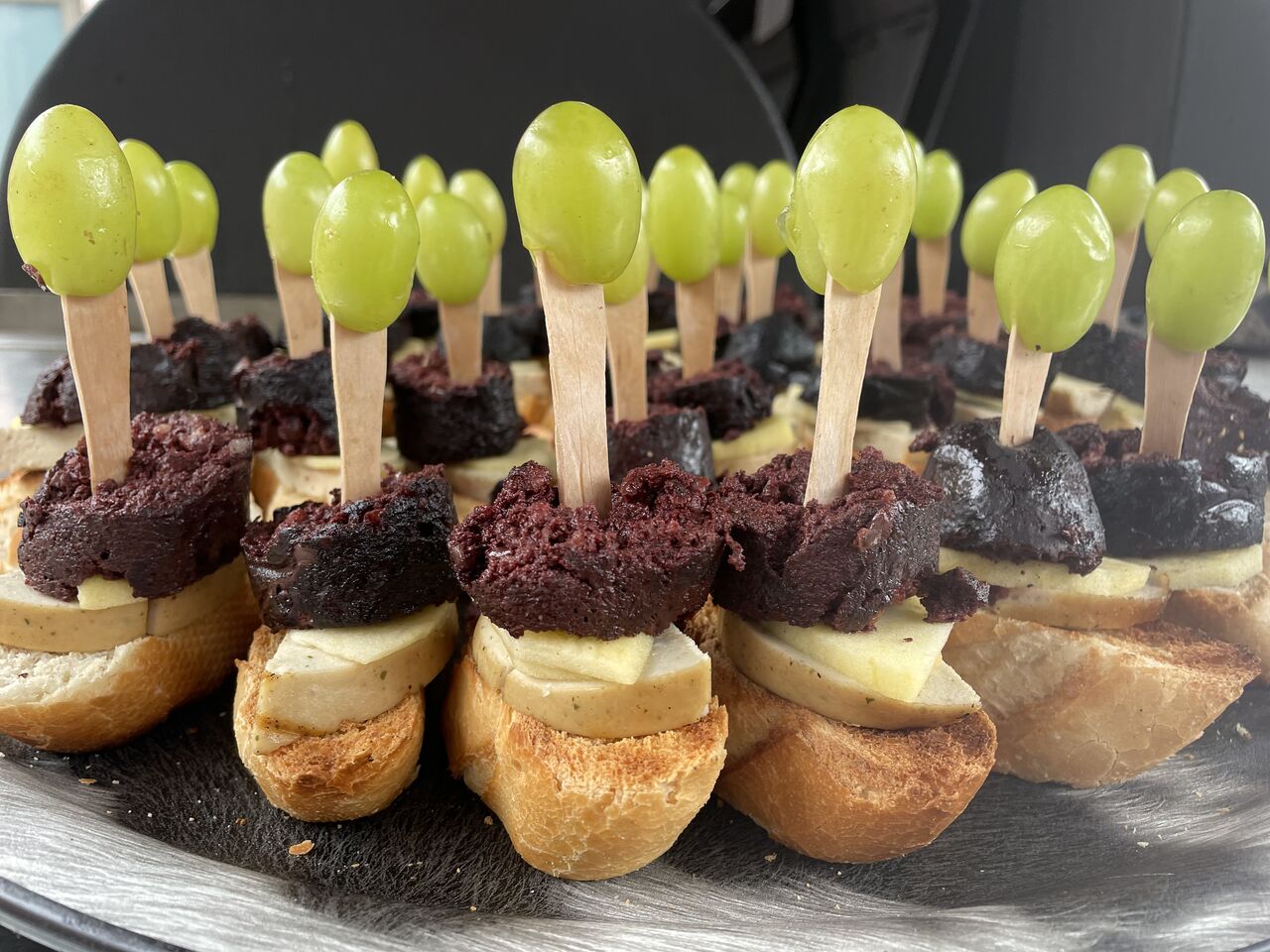 Korstje bloedworst met witte pens