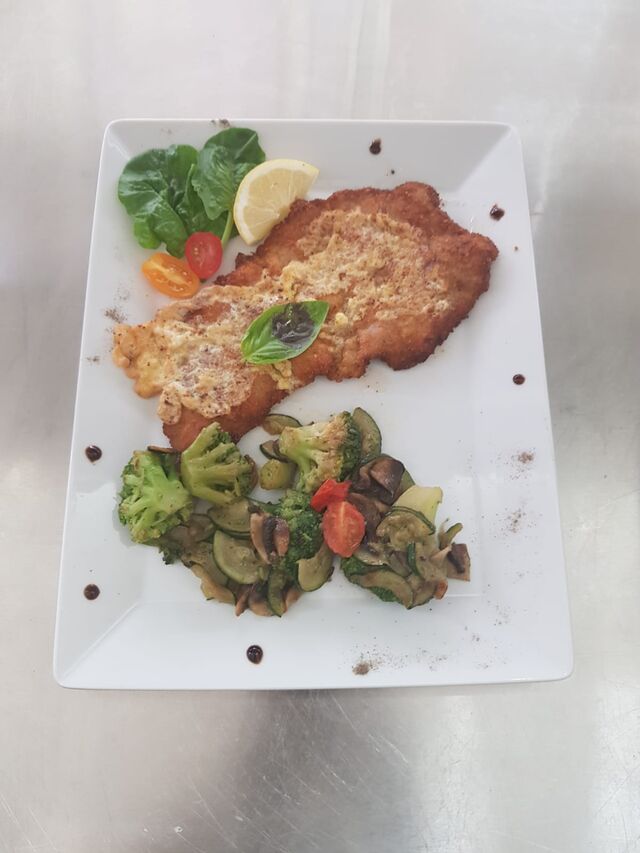 Escalope de veau à la milanaise 