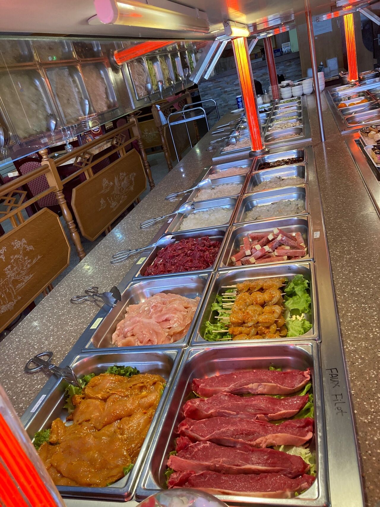 Buffet des viandes