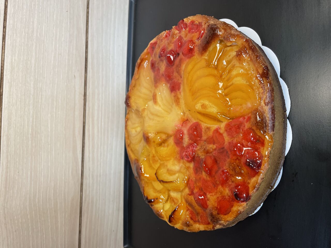 Tarte multifruits cuit