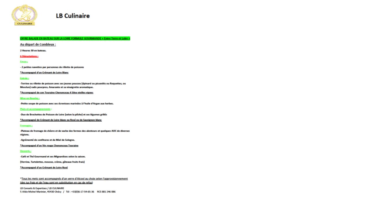 Balade et dégustation Entre terre & Loire