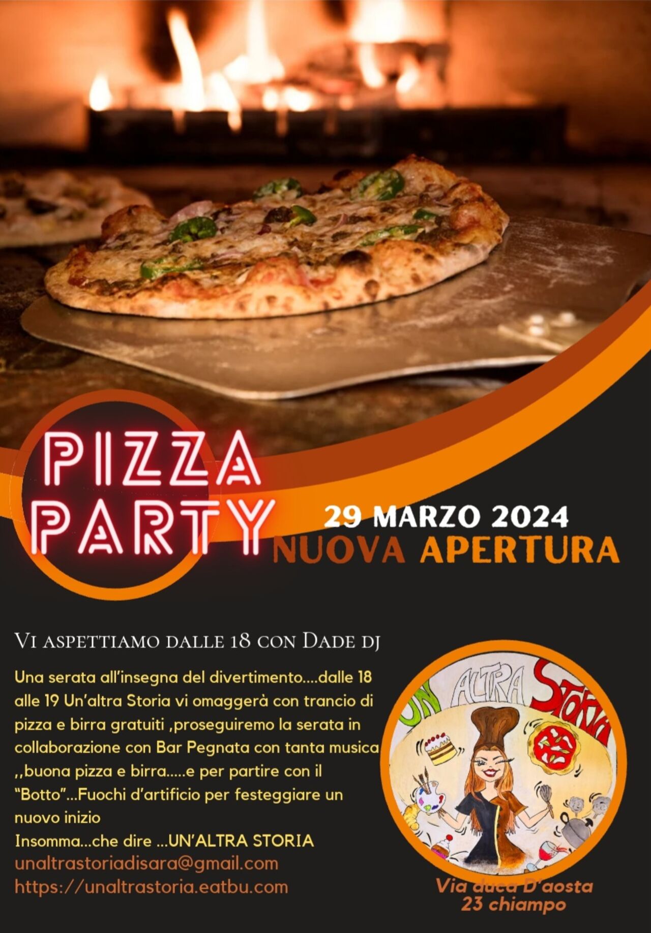 Nuova Apertura 29 Marzo