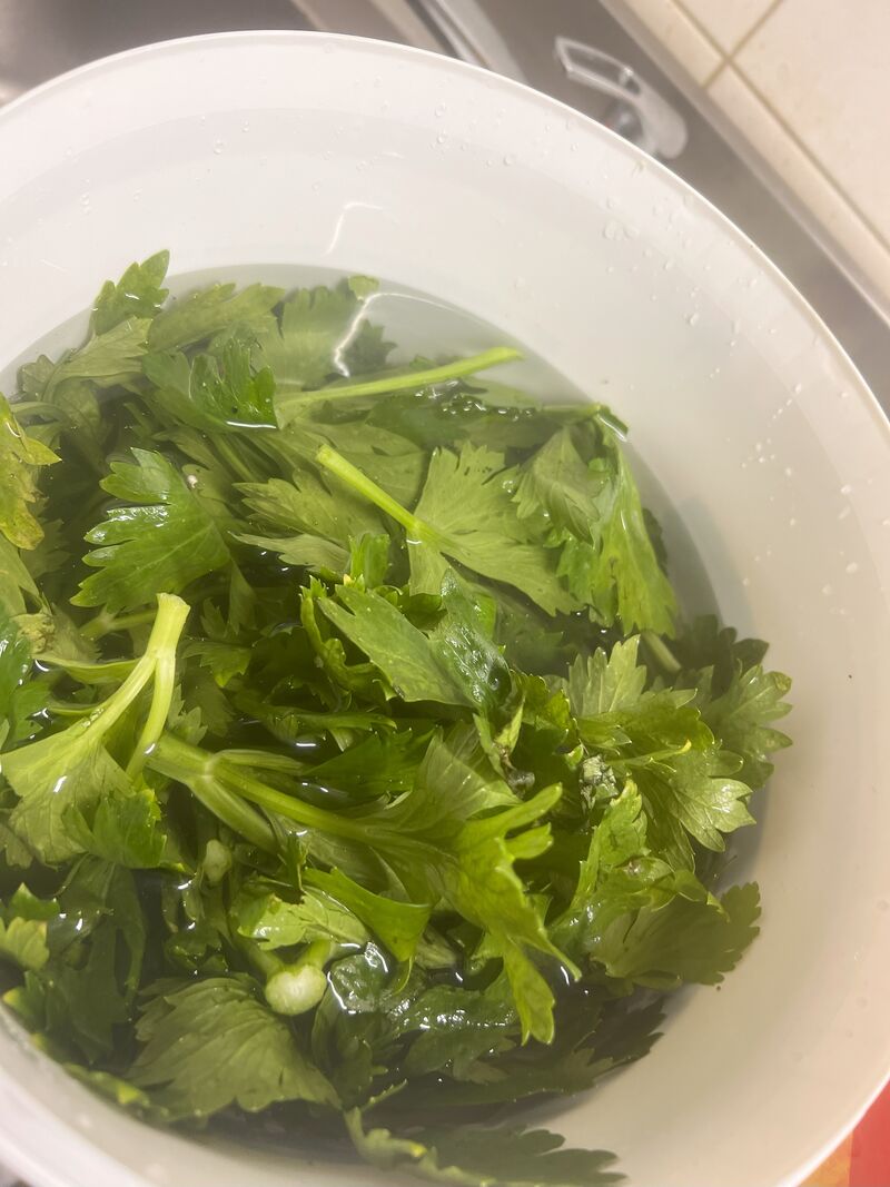 Die Kräuter verzaubern die Zutaten.