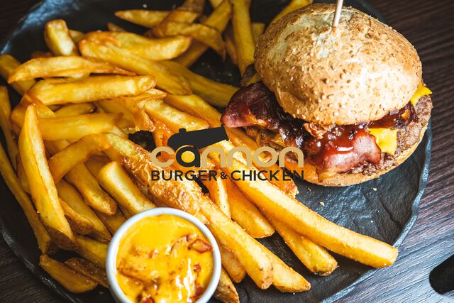 Cannon Burger Menü