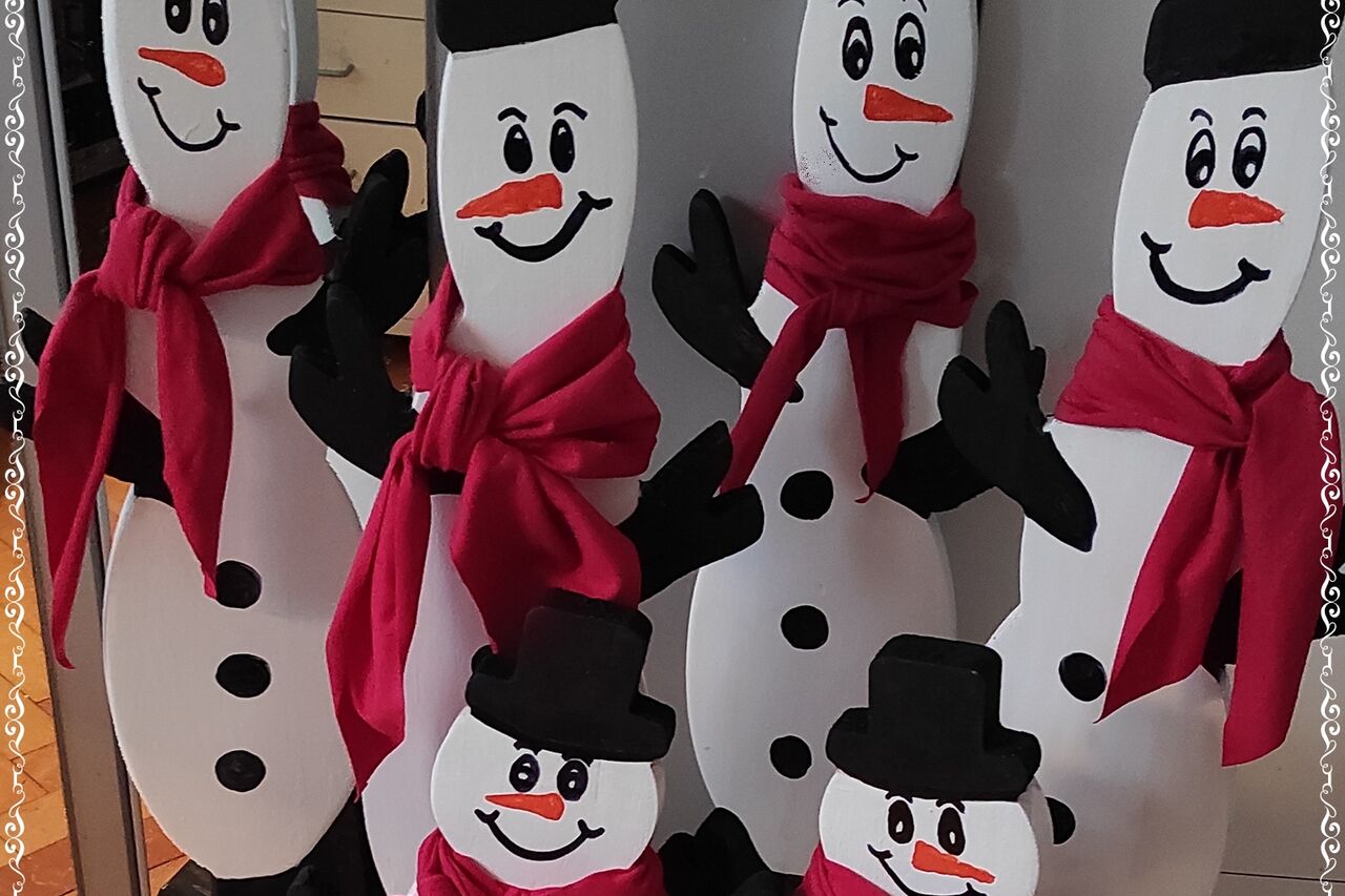 SCHNEEMÄNNER - Handmade