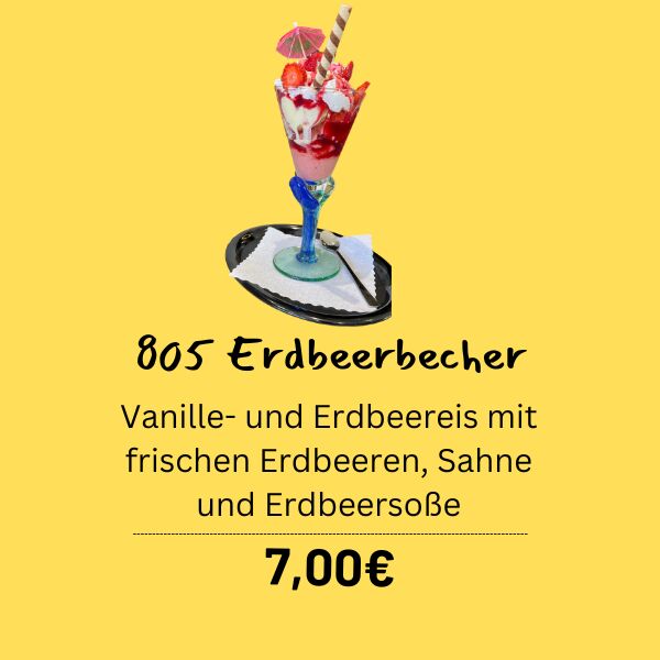 Erdbeerbecher