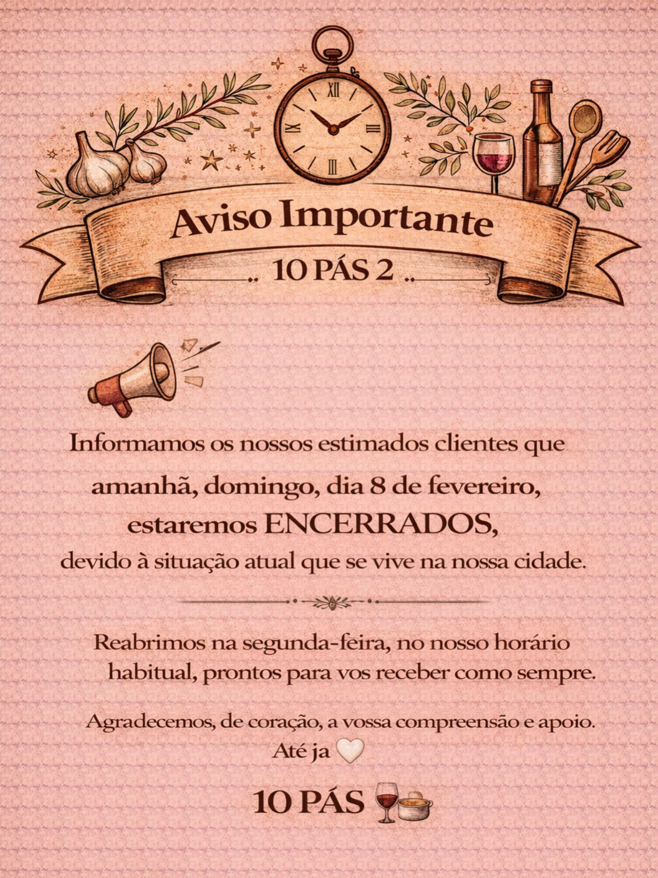 📢 Aviso Importante 📢