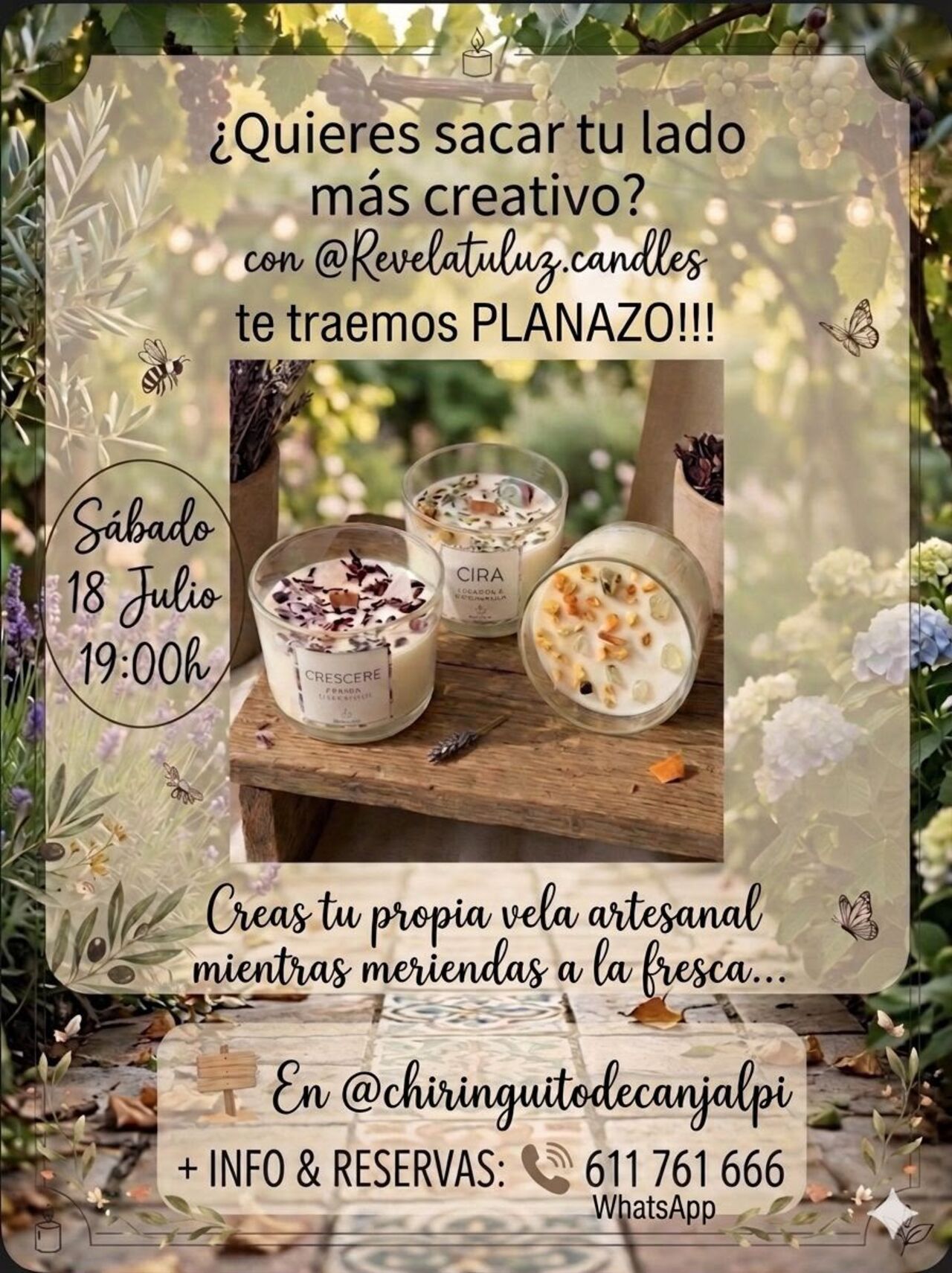 Taller de creación de velas