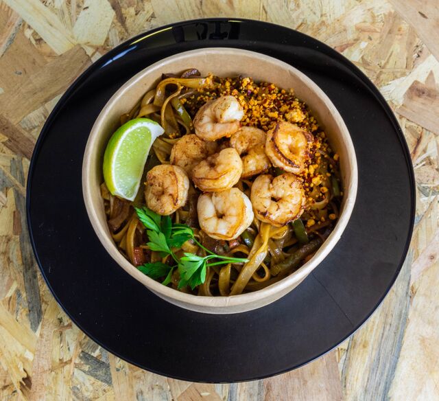 Pad Thaï Crevettes au Wok