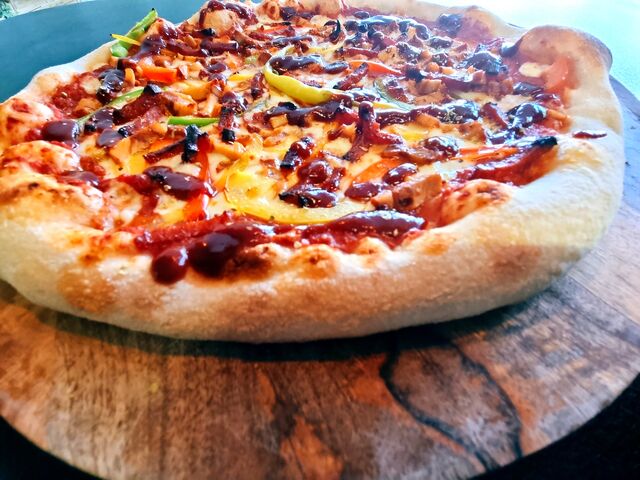 Pizza du mois poulet tex-mex