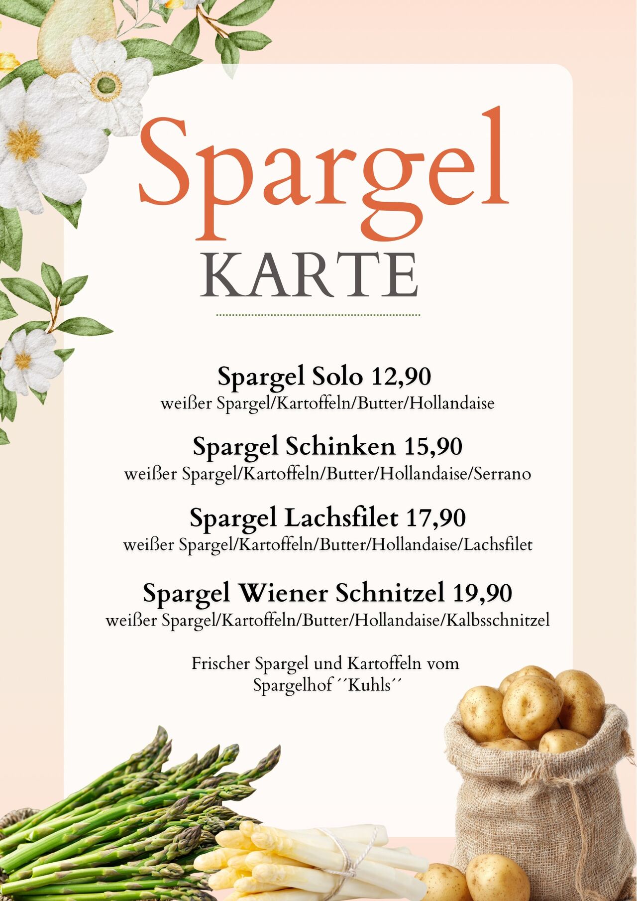 Spargelkarte