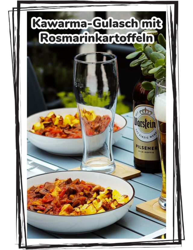 Kawarma-Gulasch ind Kl.Salat