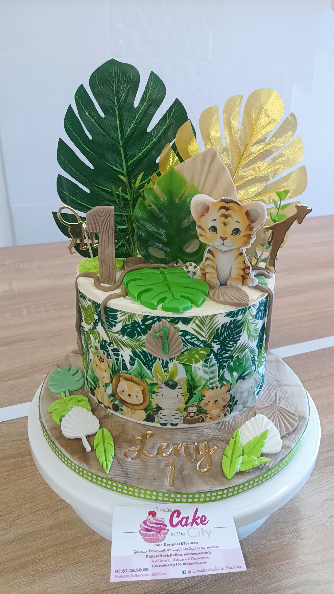 Jungle cake design 