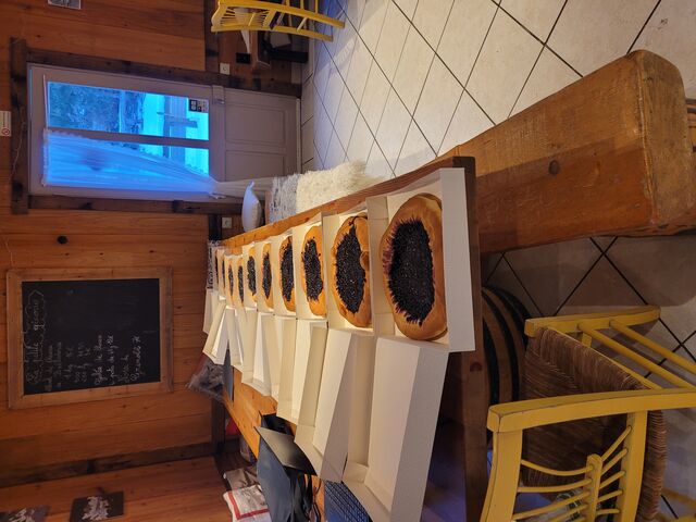 Pognes aux myrtilles