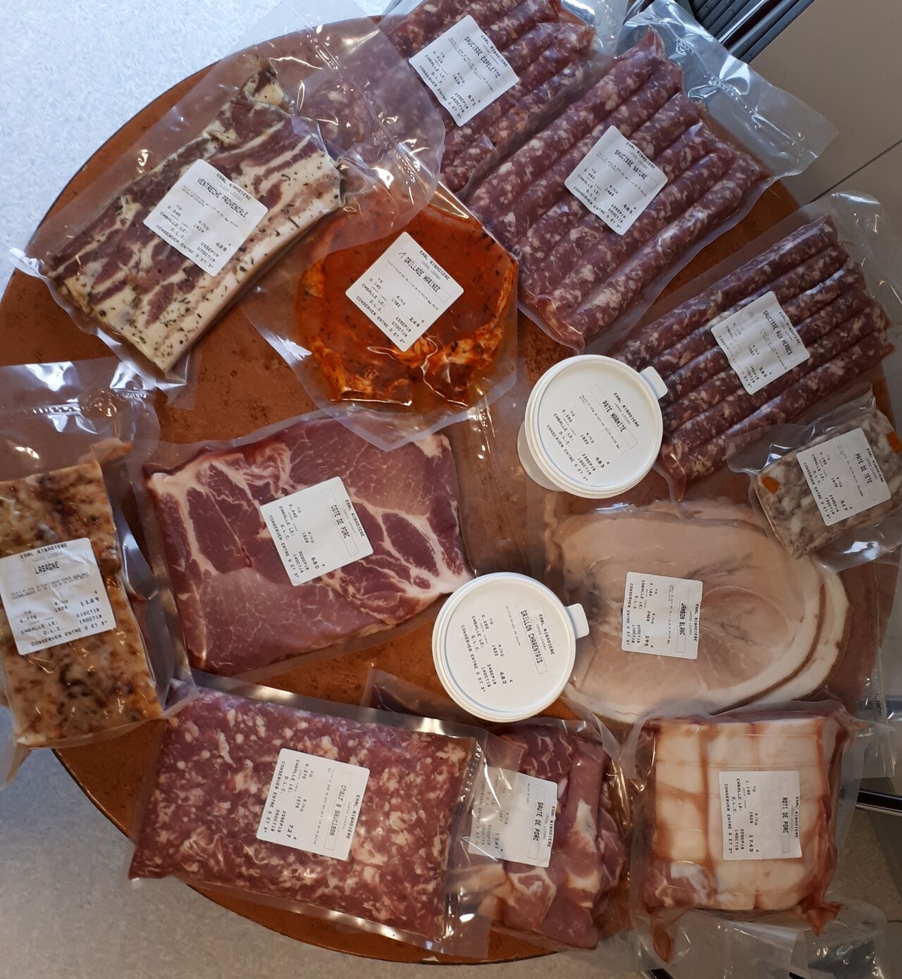 Ribadiere viande de Porc