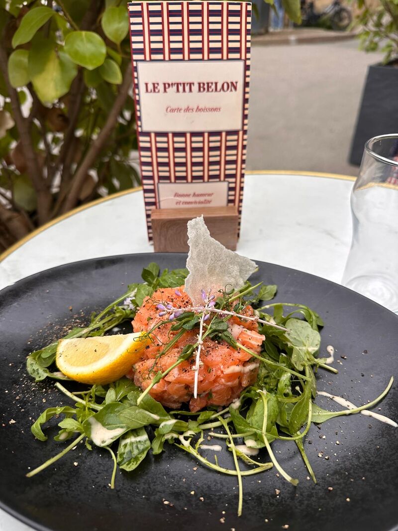 Tartare de saumon aux fines herbes