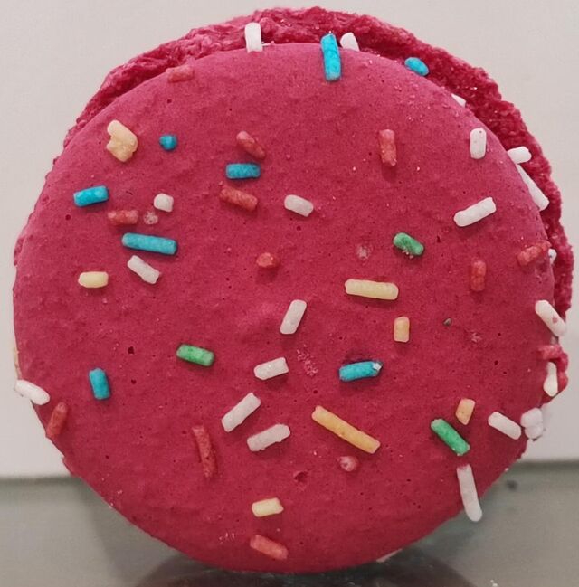 Macaron Tutti Frutti
(Mélange de fruits rouges)