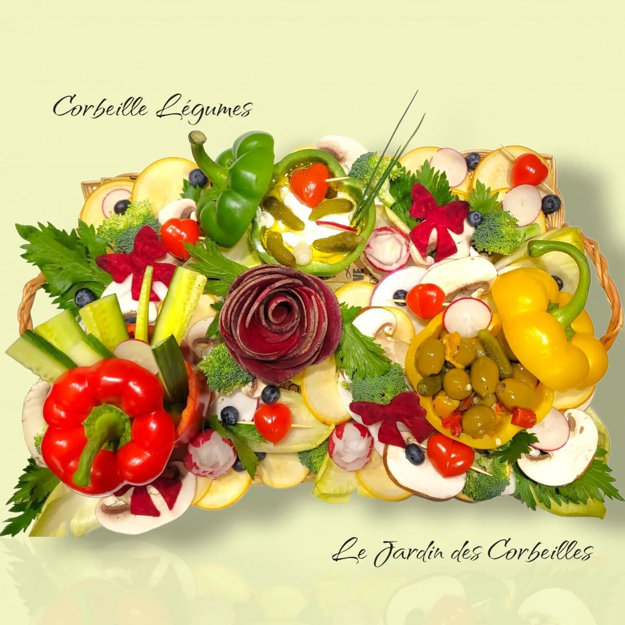 CORBEILLE DE LEGUMES : 6 – 8 personnes 75€