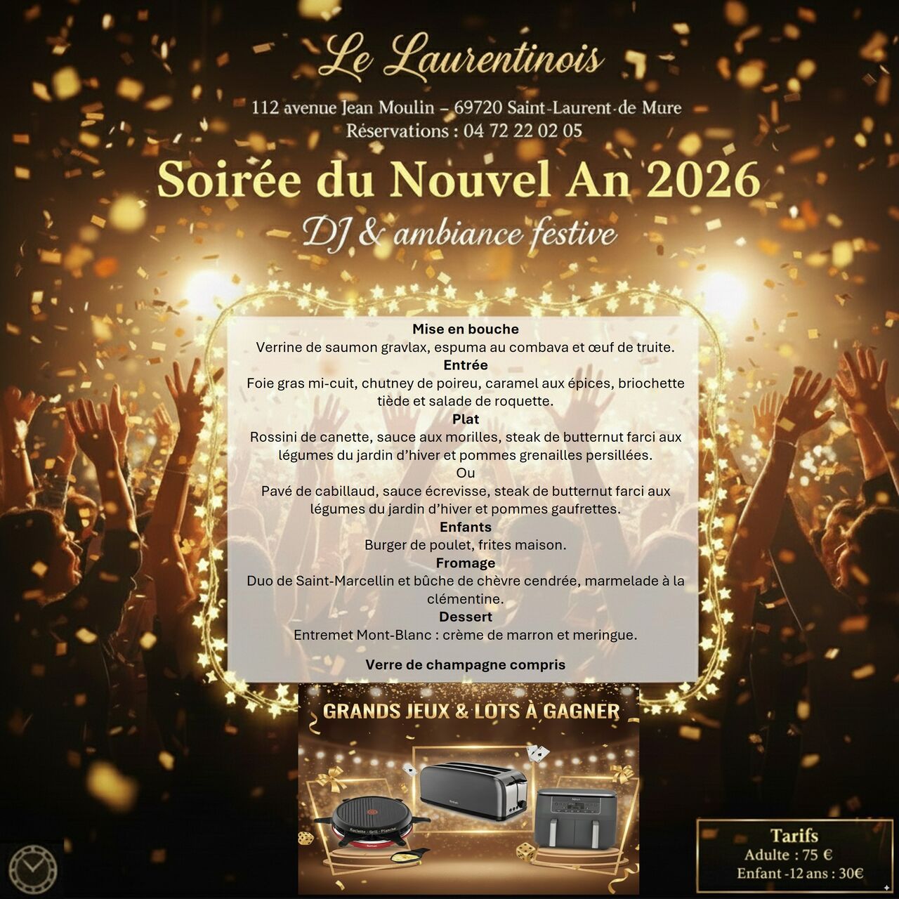 Soirée du nouvel an 2026