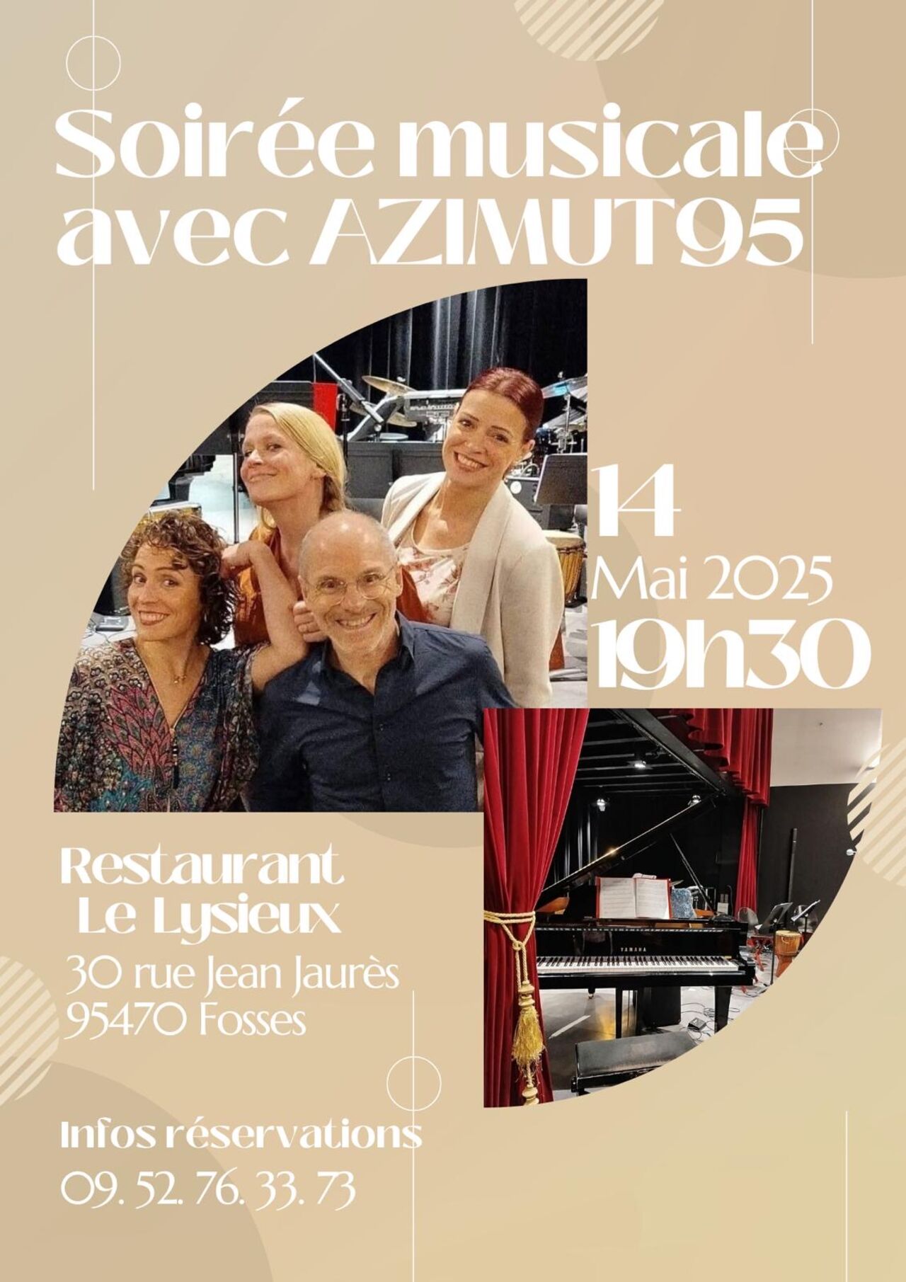 Soirée musical au restaurant Lysieux