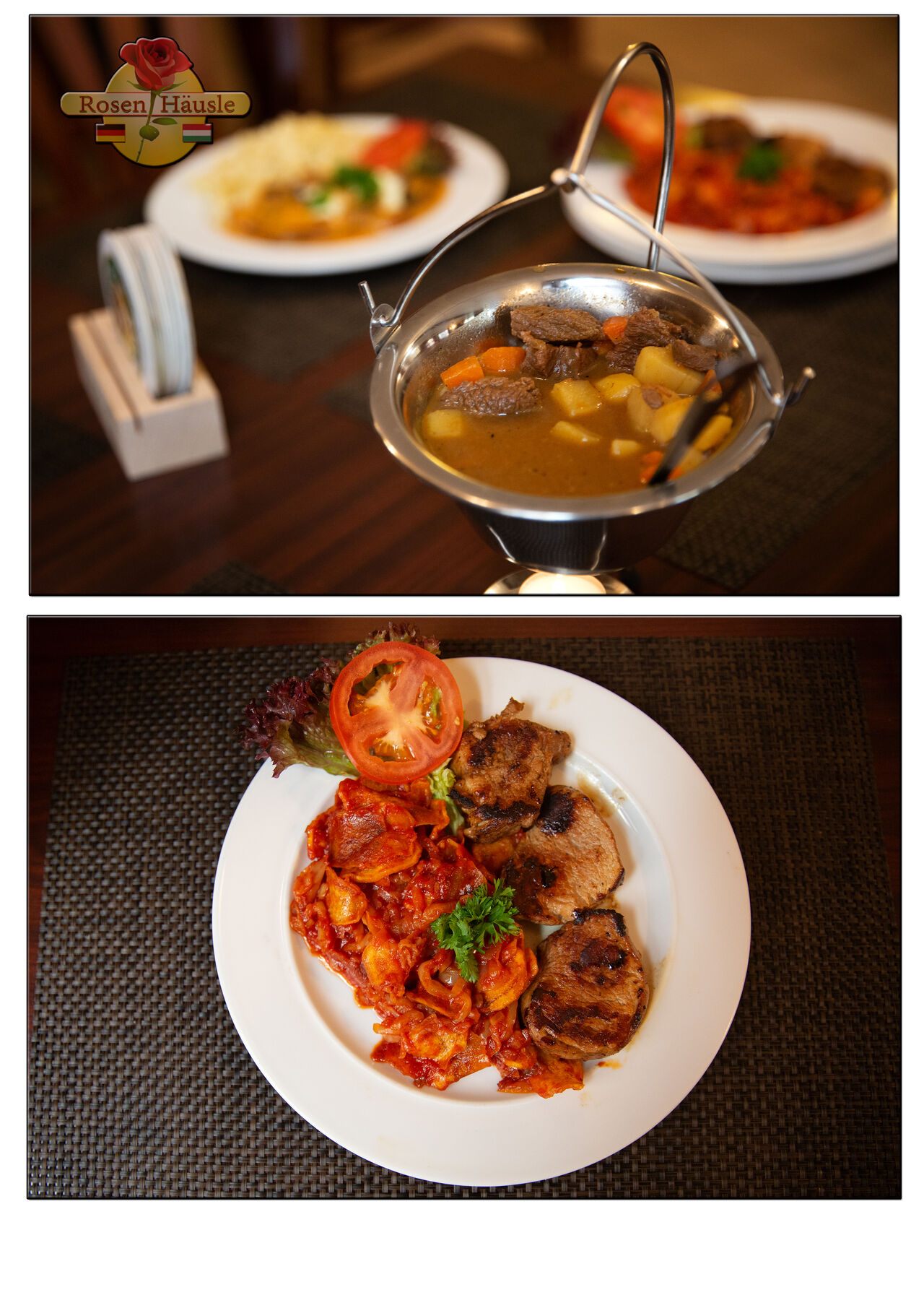 Original Gulasch Suppe
Schweine filet ,, Ungarische Art