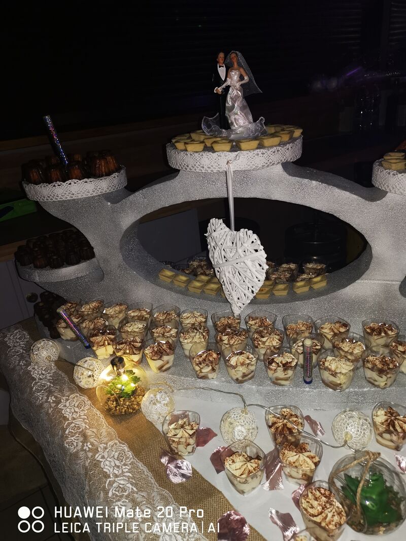 Pièce montée en café gourmand