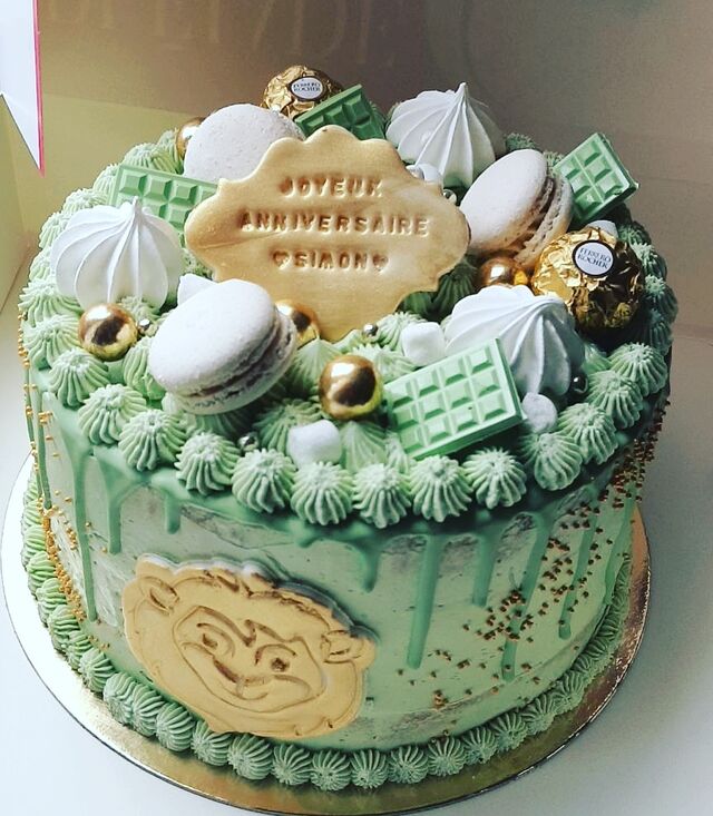 Layercake thème jungle chic