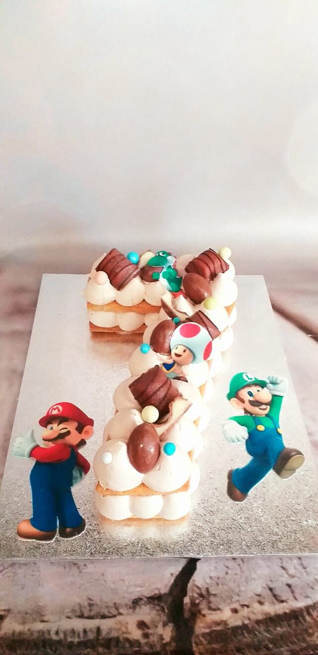 number cake mario et compagnie