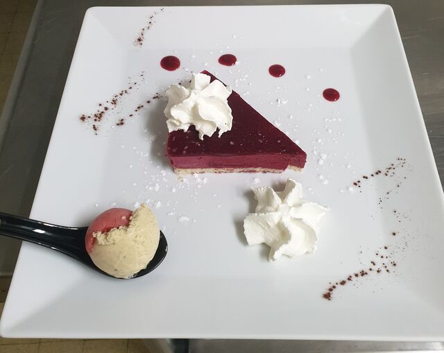 Déssert du jour du week-end du 26 novembre: bavarois aux fruits rouges 