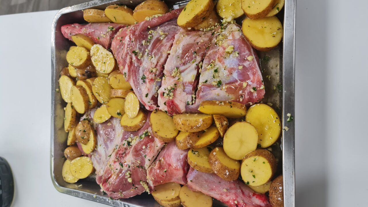 Asado de paletilla lechal 