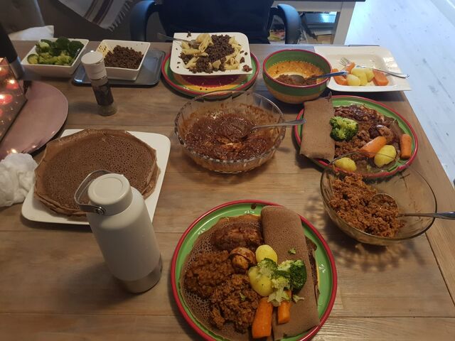 Ethiopisch maaltijden.