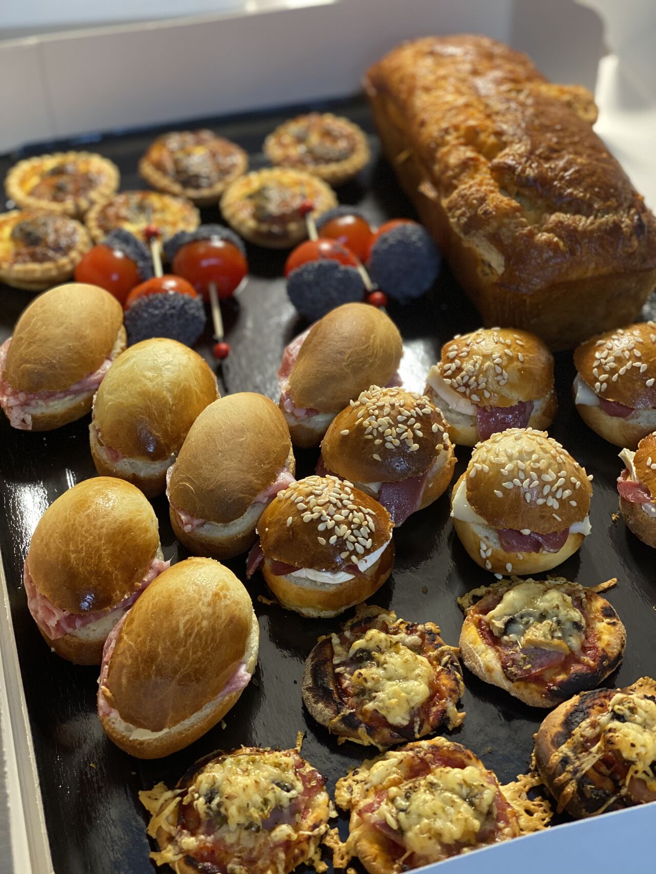 Plateau de petits fours salés 