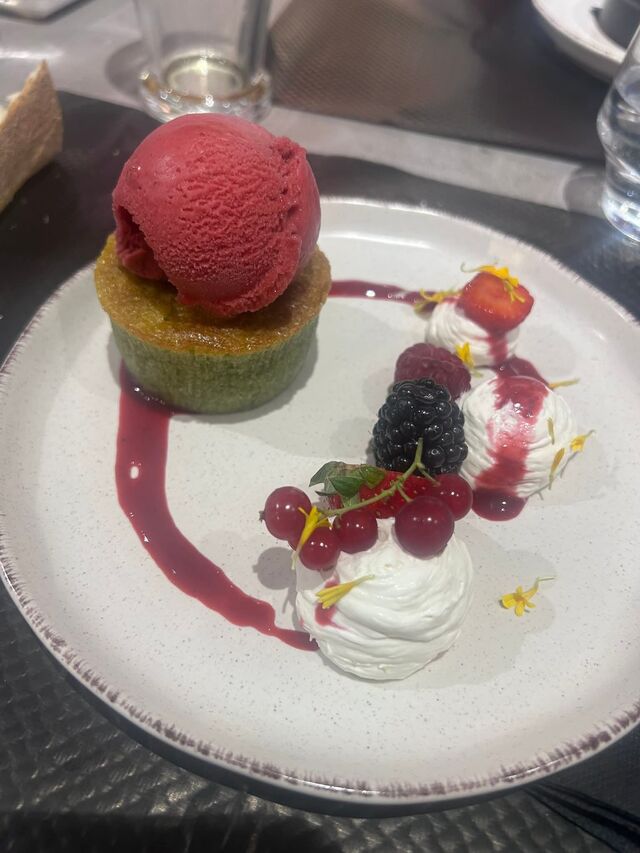 Mi cuit chocolat blanc pistache