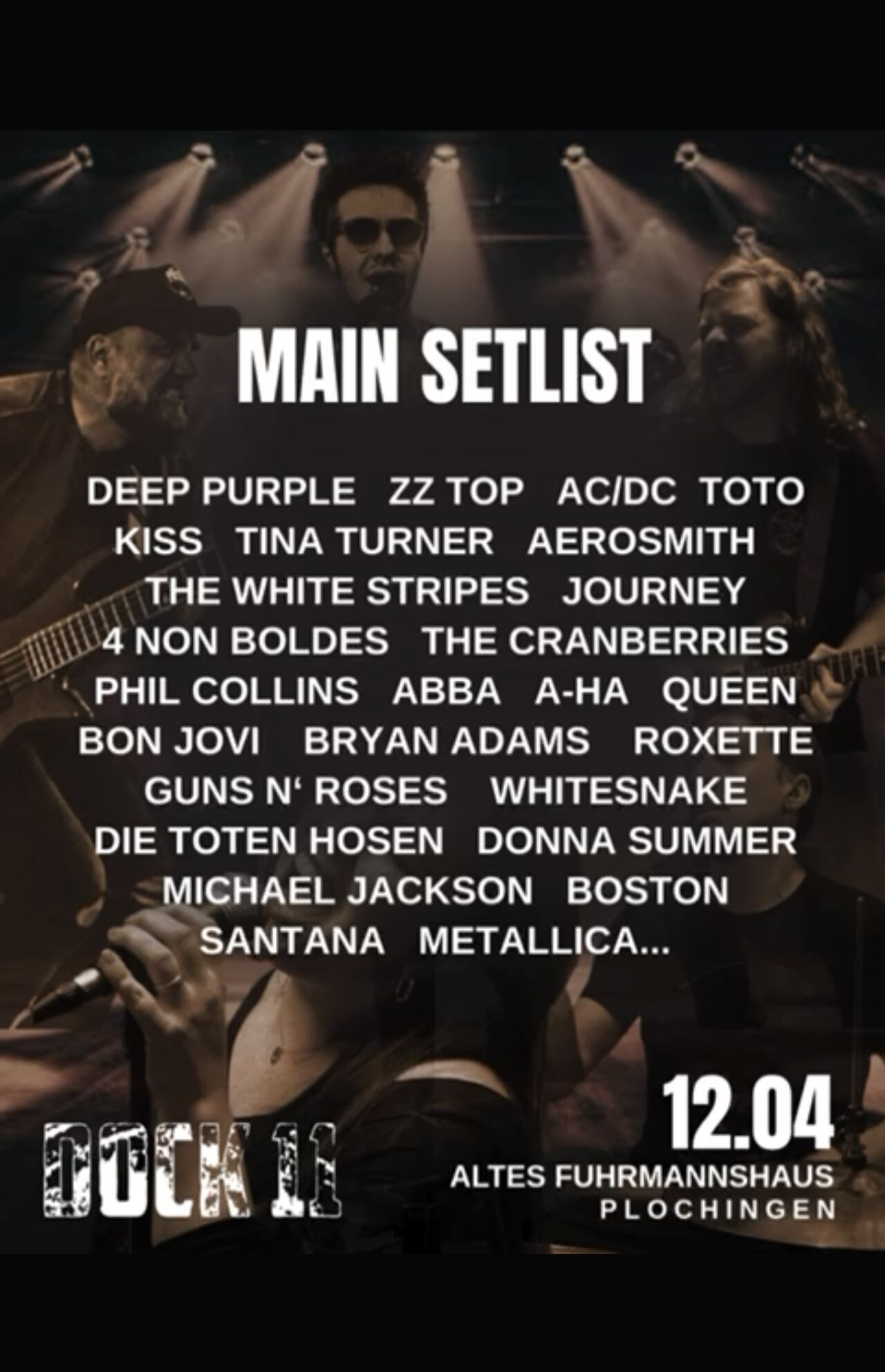 DOCK 11 : Am 12.04., Samstag ab 20 Uhr